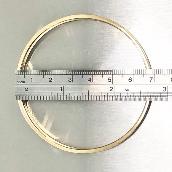 ⭐️Kate Spade⭐️Draw The Line Gold Black Enamel Bracelet Women's Bangle Jewelry - Picture 8 of 8